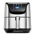 elektrische Lufttopf-Fritteuse 5.5L Luftfritteuse Zuhause mit multifunktionalem 0iless Air Fryer-Ofen